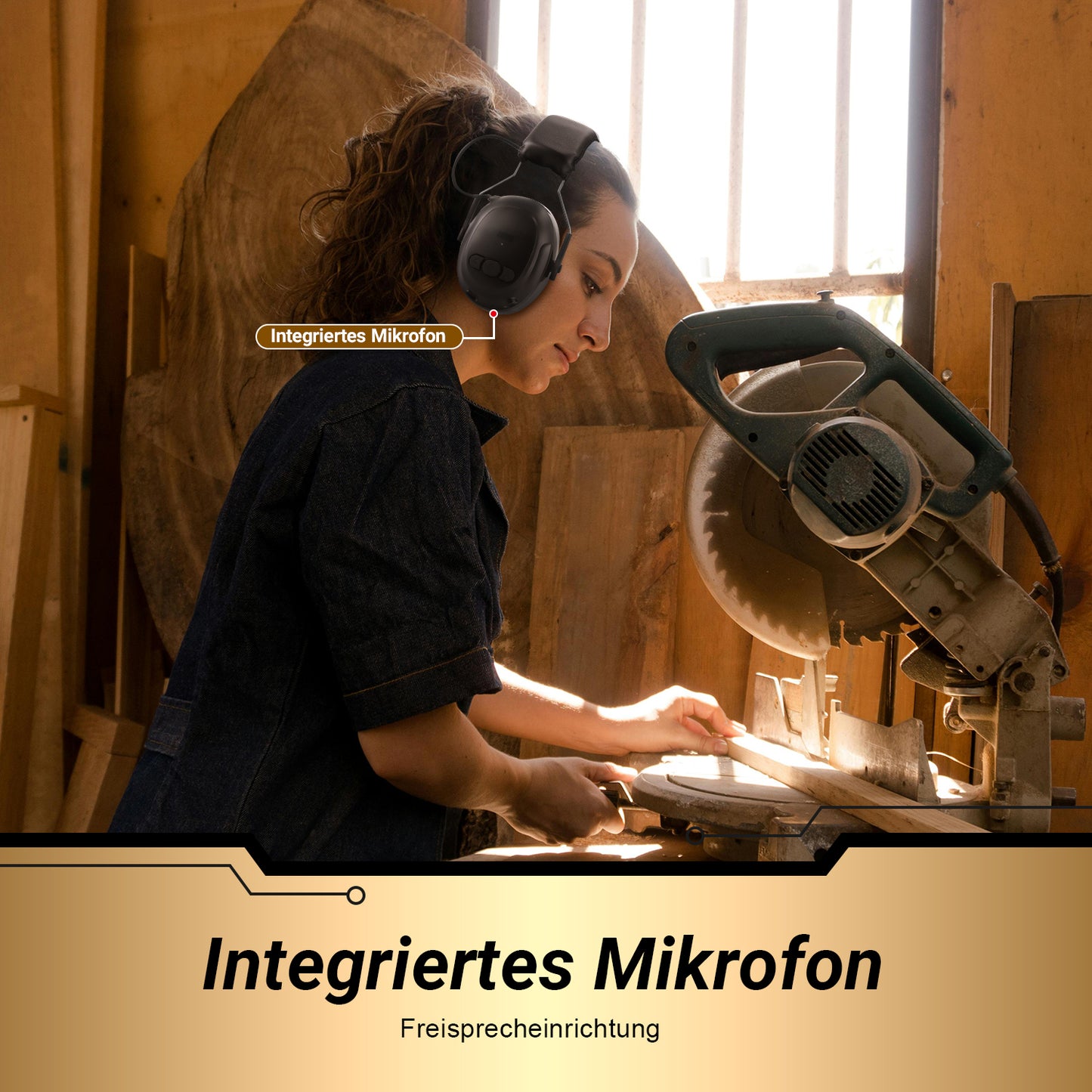 Wiederaufladbare Bluetooth Kopfhörer mit Geräuschreduzierendem Gehörschutz (ANC) – August EP120