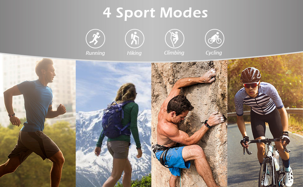 Intelligente Fitness-Tracker-Armbanduhr mit EKG, Blutdruck, Herzfrequenz und Schlafüberwachung - Audar EMBi