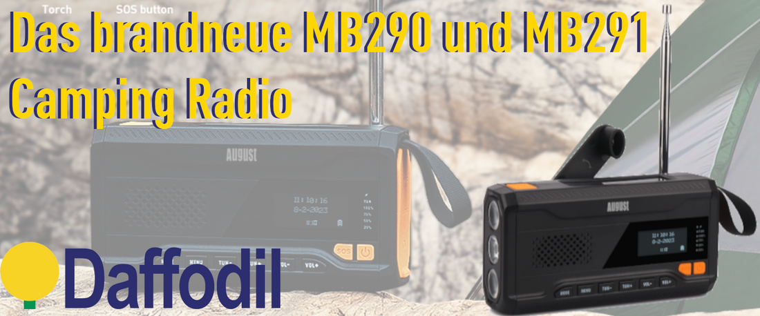 Das brandneue MB290 und MB291 Camping Radio