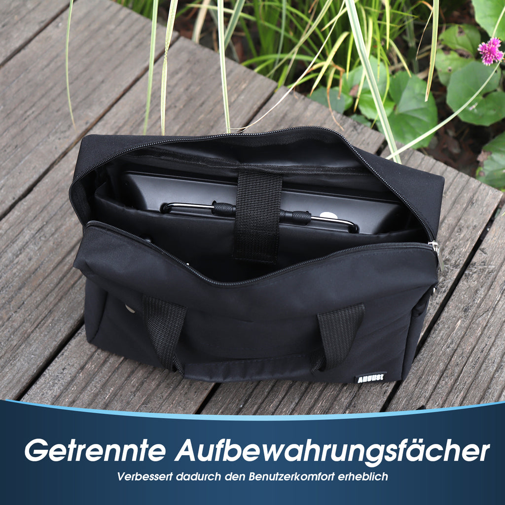 BAG383 Schwarze Umhängetasche 13 Zoll