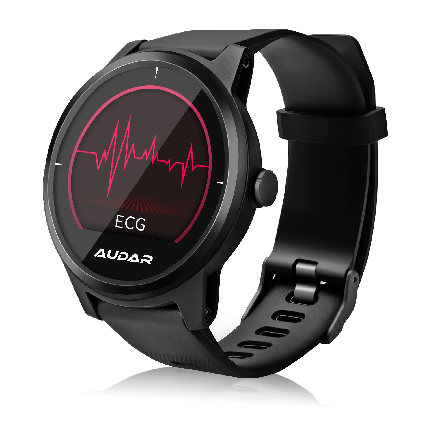 Smart Fitness Gesundheitsmonitor-Uhr EKG, Blutdruck & Herzfrequenz, Fur iPhone – Audar E1