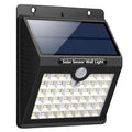 Solar Bewegungsmelder Sicherheitsleuchte für draußen, Schuppen, Zaun - 46 LED-Leuchten - LEC800