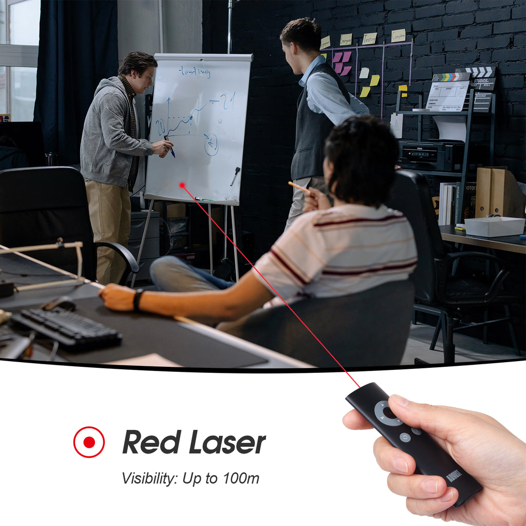 USB PowerPoint Präsentation Fernsteuerung Laser Zeiger - August LP200