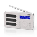 Tragbarers Radio DAB+ FM miniradio Uhr  Wiederaufladbar AUX - August MB225