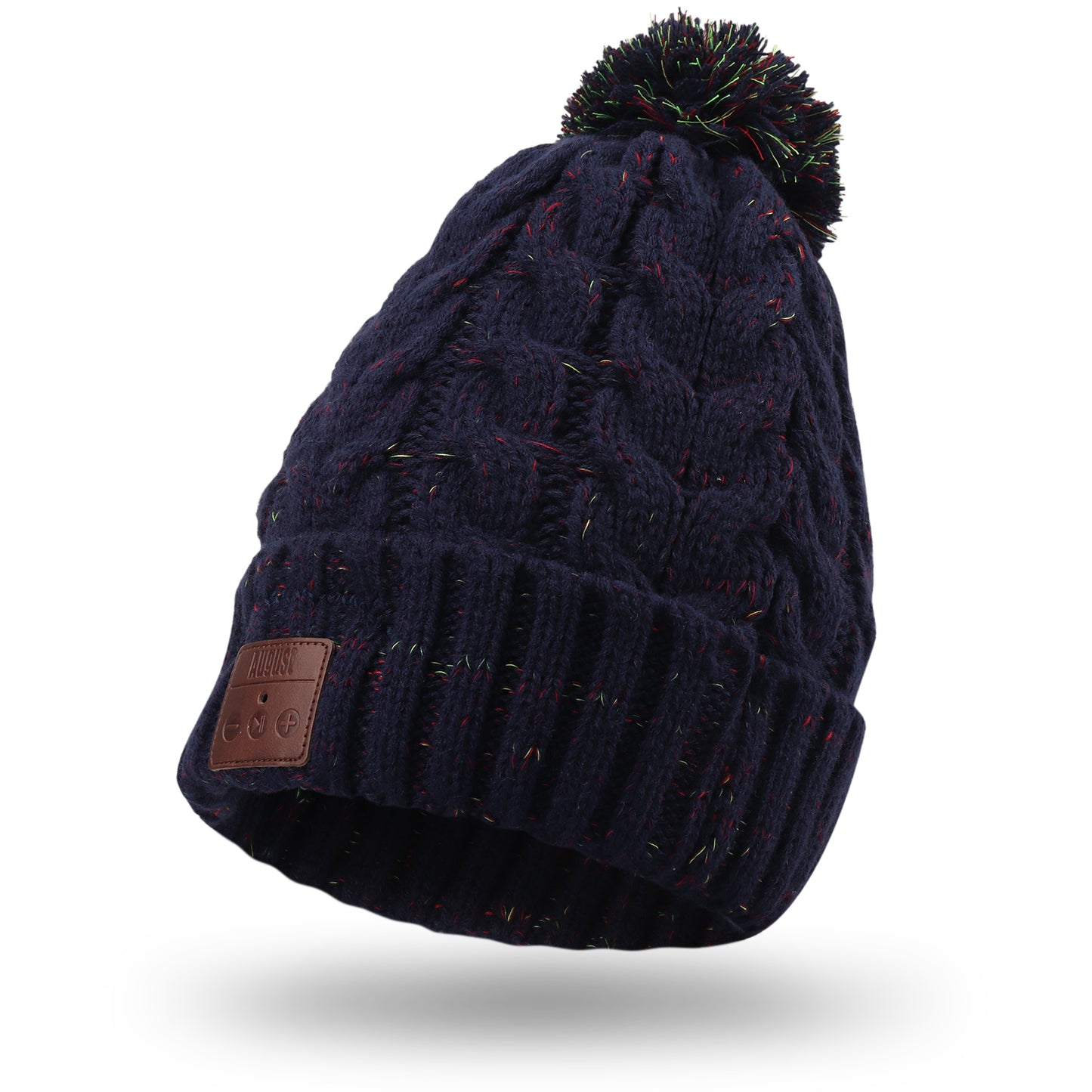 Bluetooth Beanie-Mütze mit Bommel und integriertem Mikrofon August EPA20