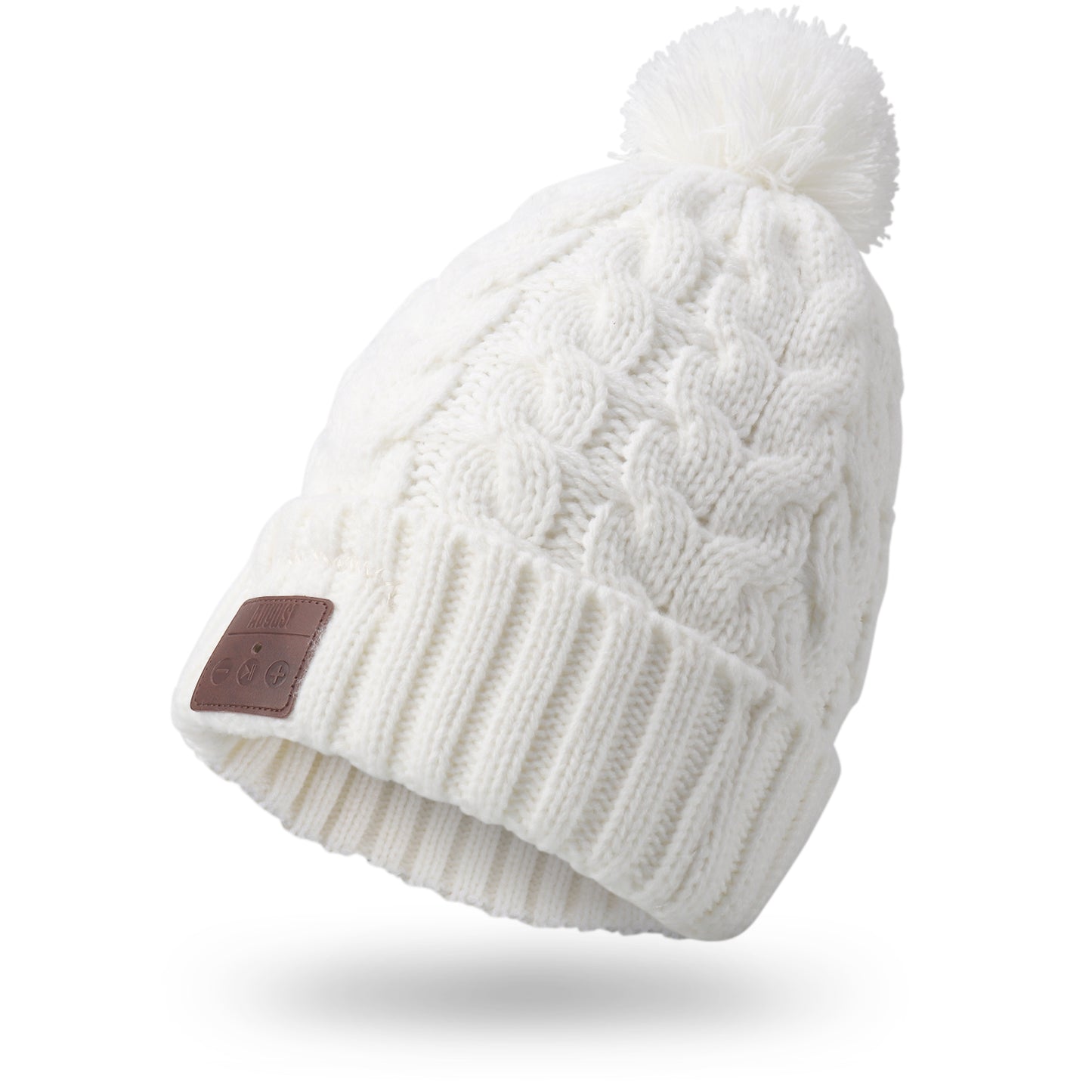 Bluetooth Beanie-Mütze mit Bommel und integriertem Mikrofon August EPA20