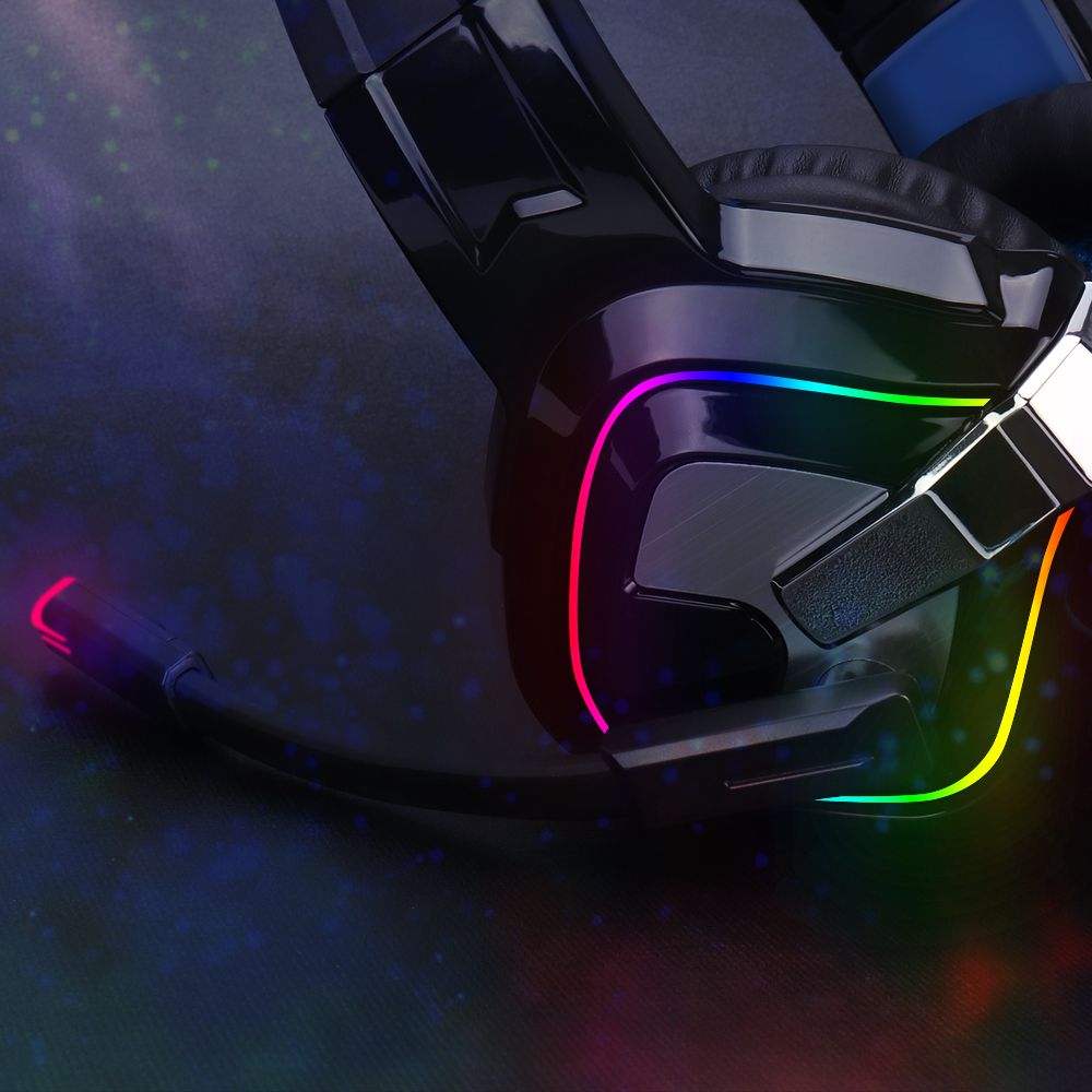 August EPG100L - 3,5mm RGB-LED Gaming Headset mit Fernbedienung für PC PS4/5 Xbox/Xbox One - Daffodil Germany GmbH