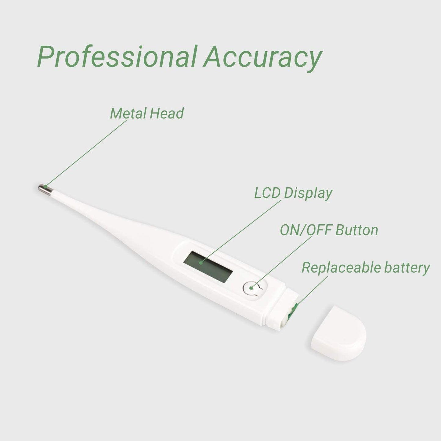 Daffodil MT104 Fieberthermometer Temparatur-Messgerät für orale und rektale Messungen - Daffodil Germany GmbH